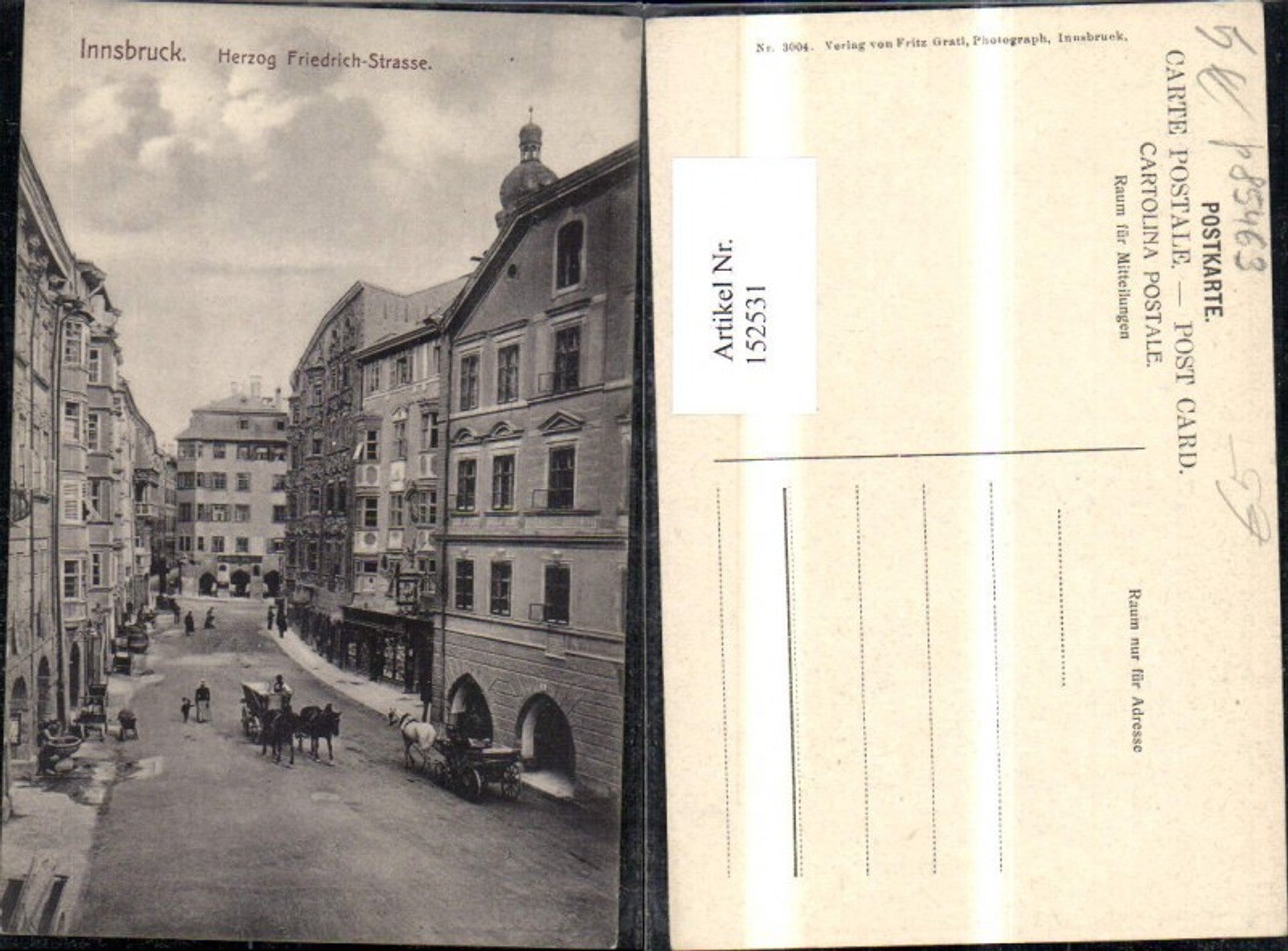 Alte Ansichtskarte – Old Postcard