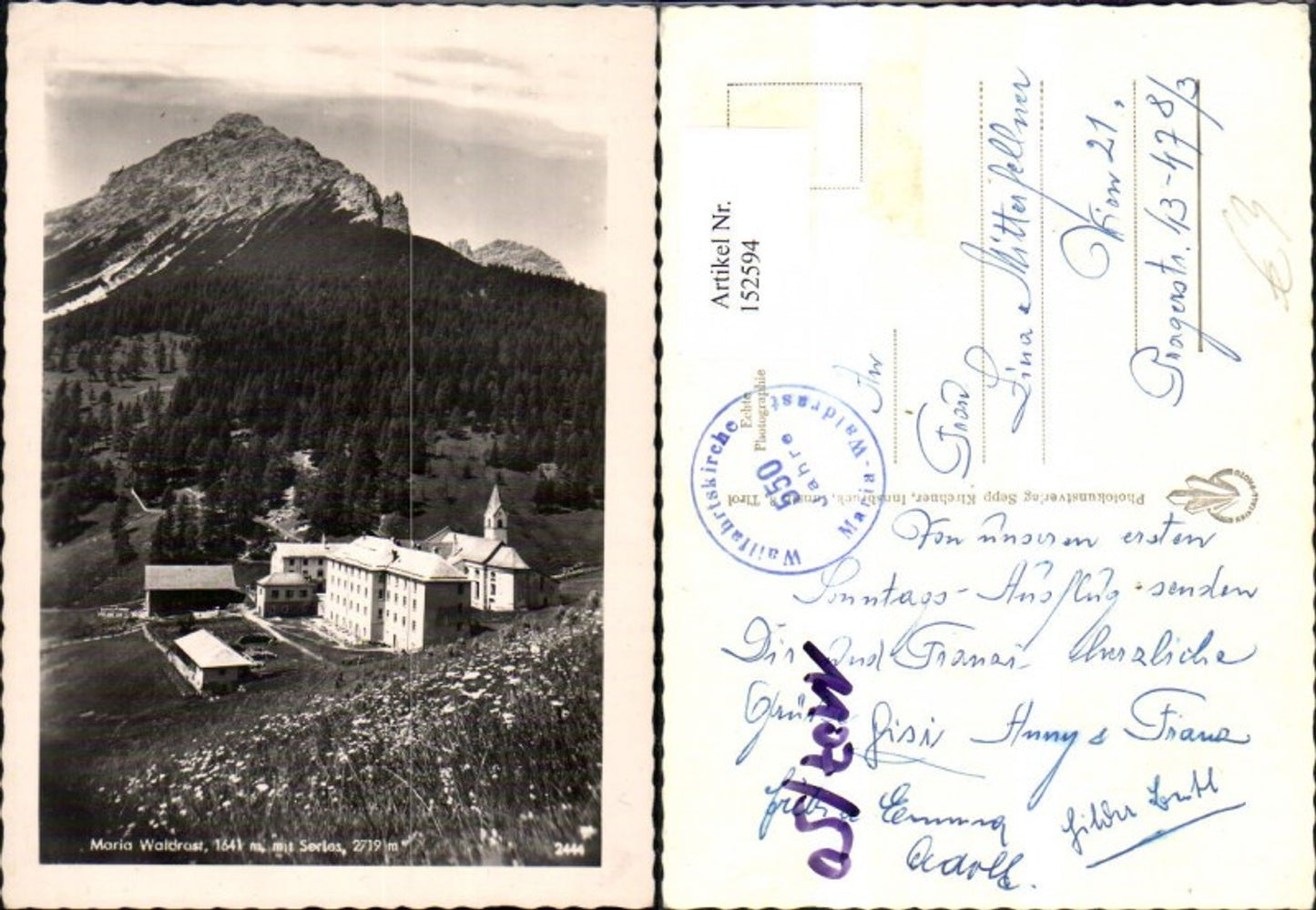 Alte Ansichtskarte – Old Postcard