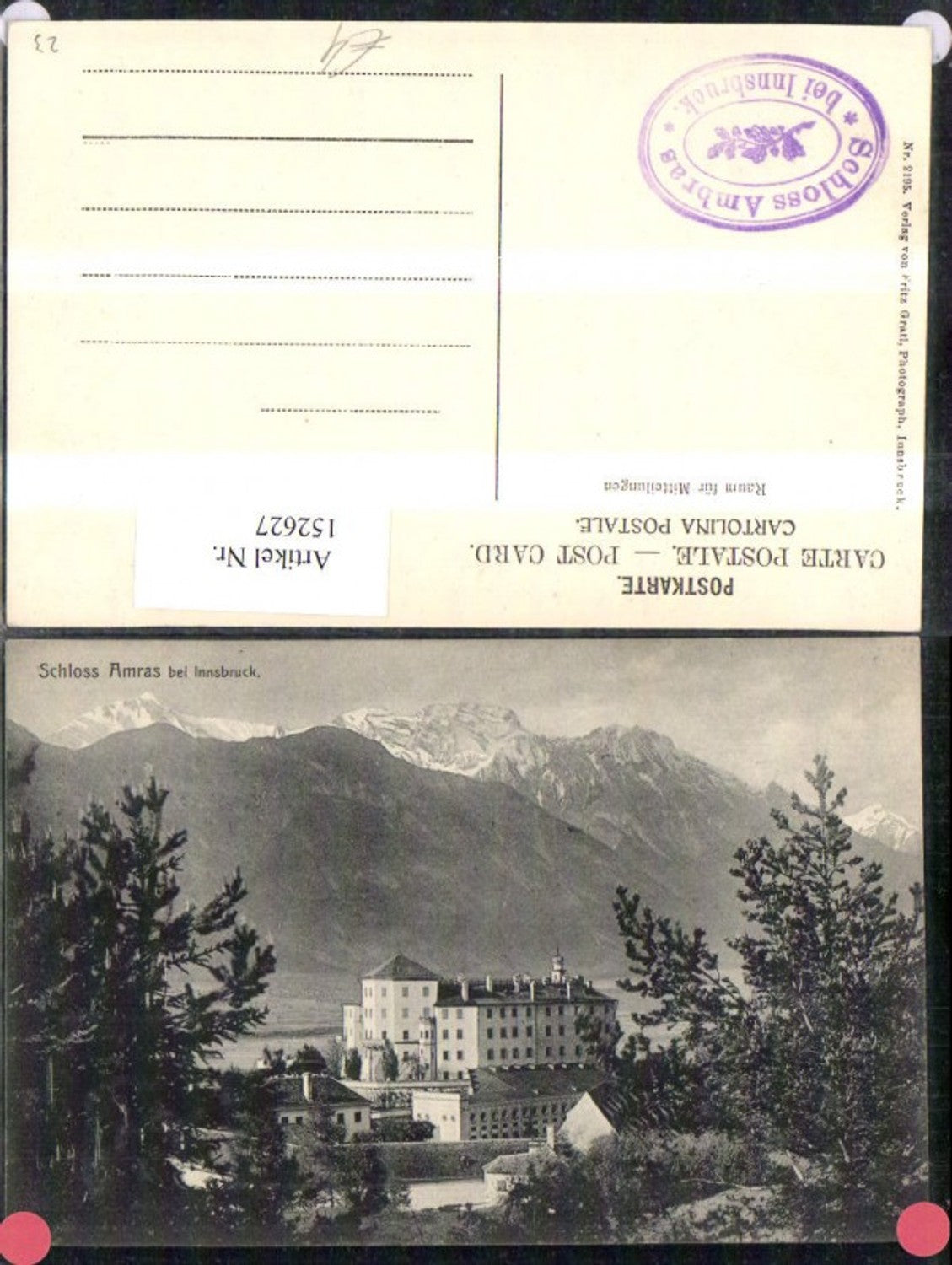 Alte Ansichtskarte – Old Postcard