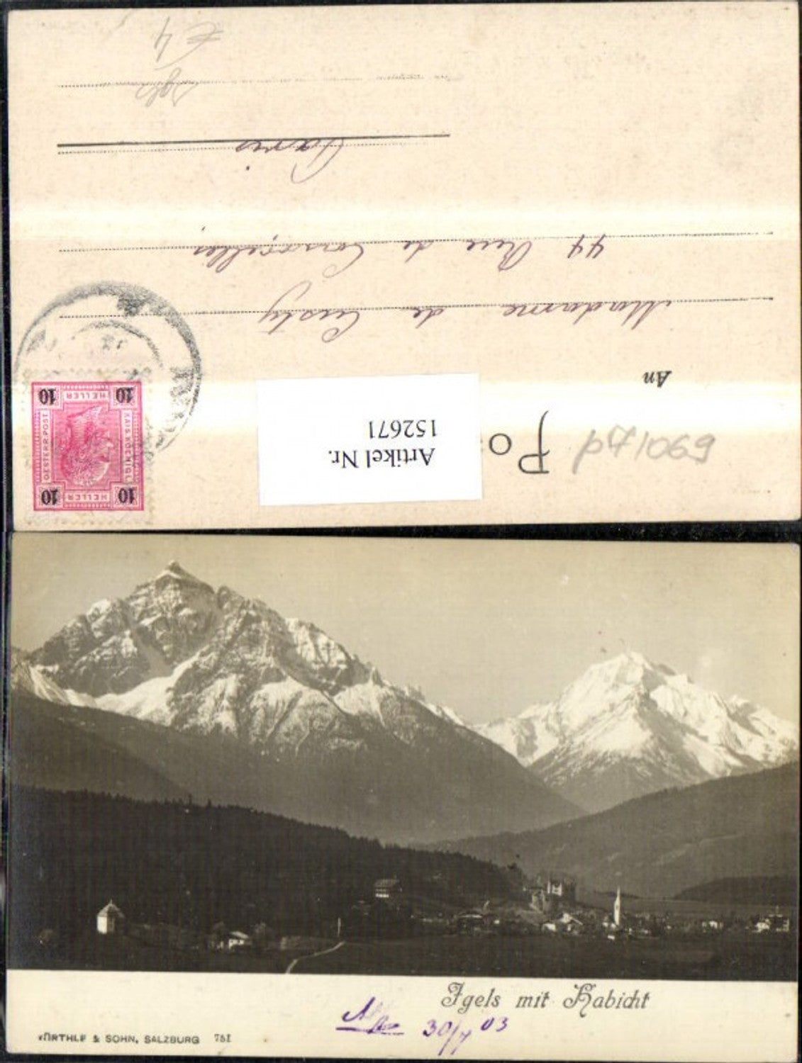 Alte Ansichtskarte – Old Postcard