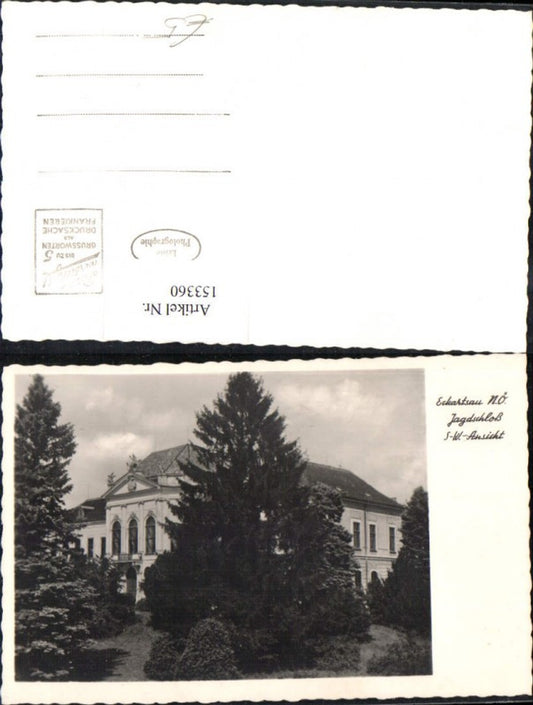 153360,Eckartsau Jagdschloss Schloss Kopfstetten Pframa Wagram an der Donau und Witzelsdorf