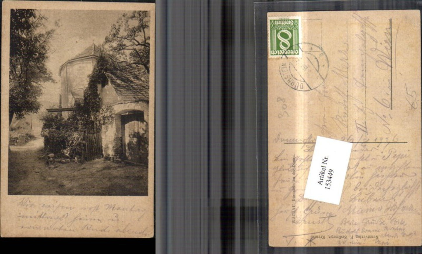 153449,Wachau Ansicht aus Dürnstein a.d. Donau