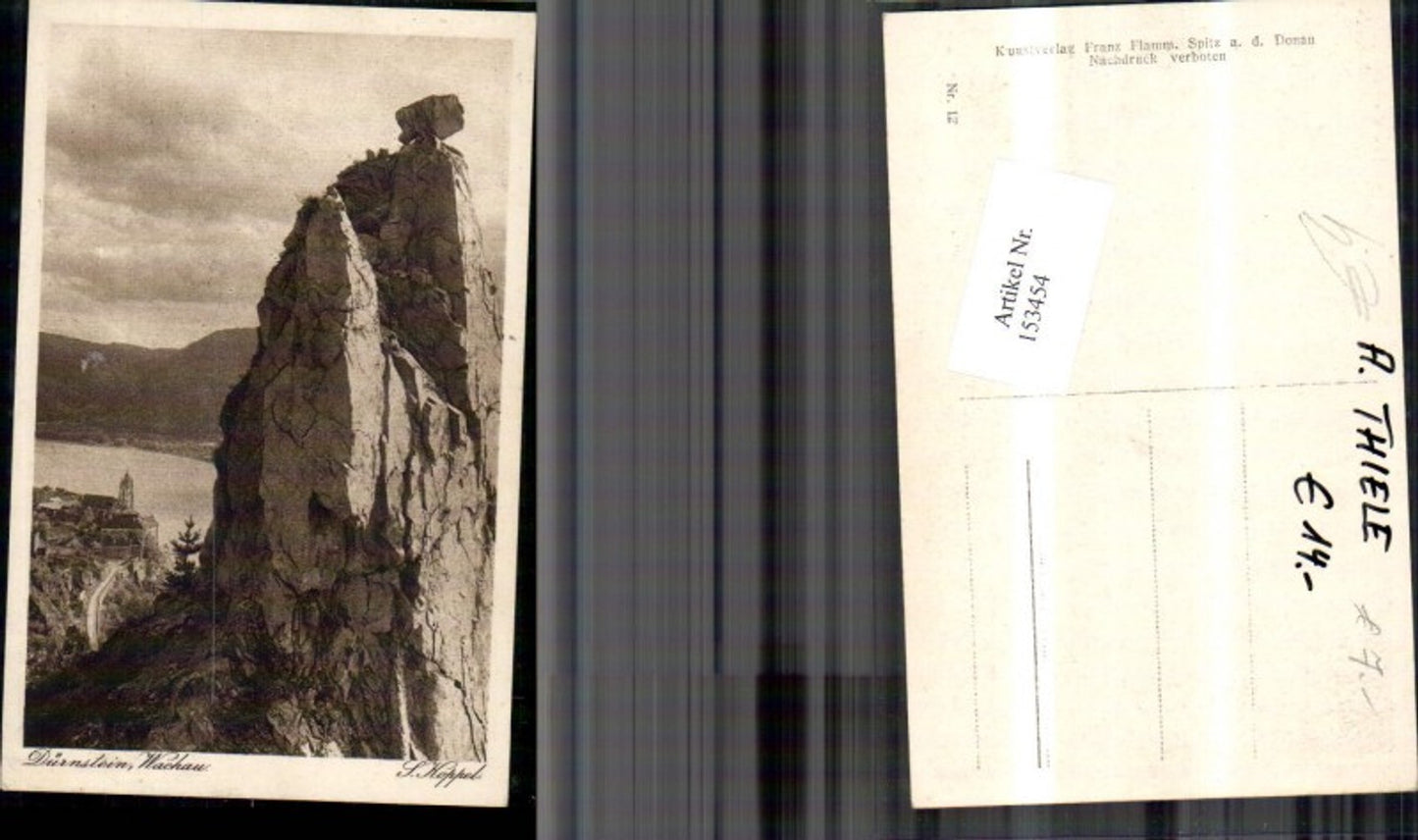 153454,Künstlerkarte S Koppel Dürnstein i.d. Donau Wachau