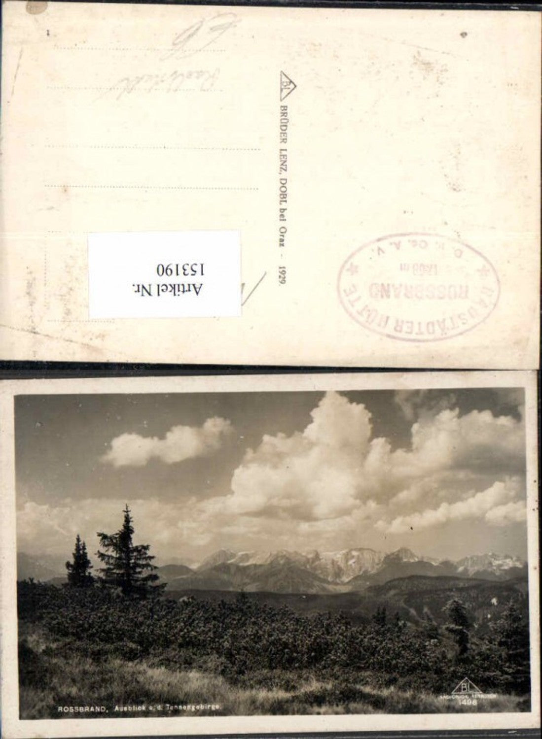 Alte Ansichtskarte – Old Postcard