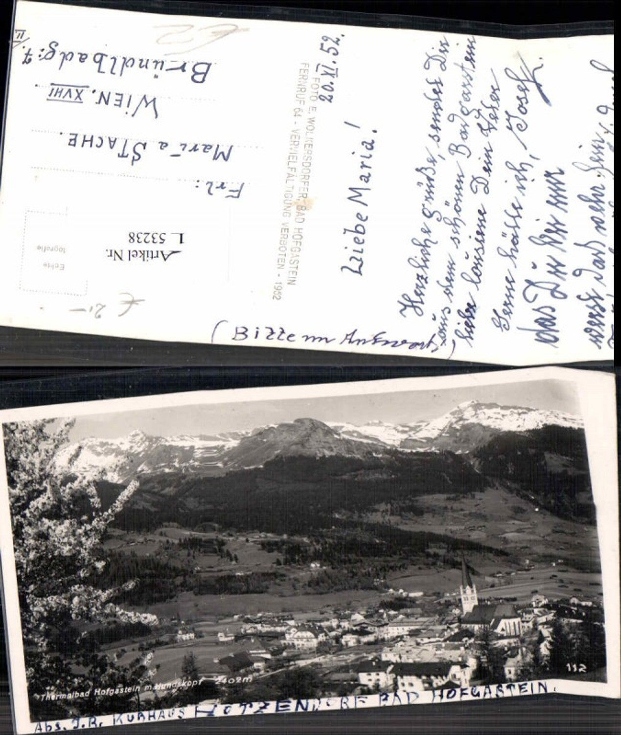 Alte Ansichtskarte – Old Postcard