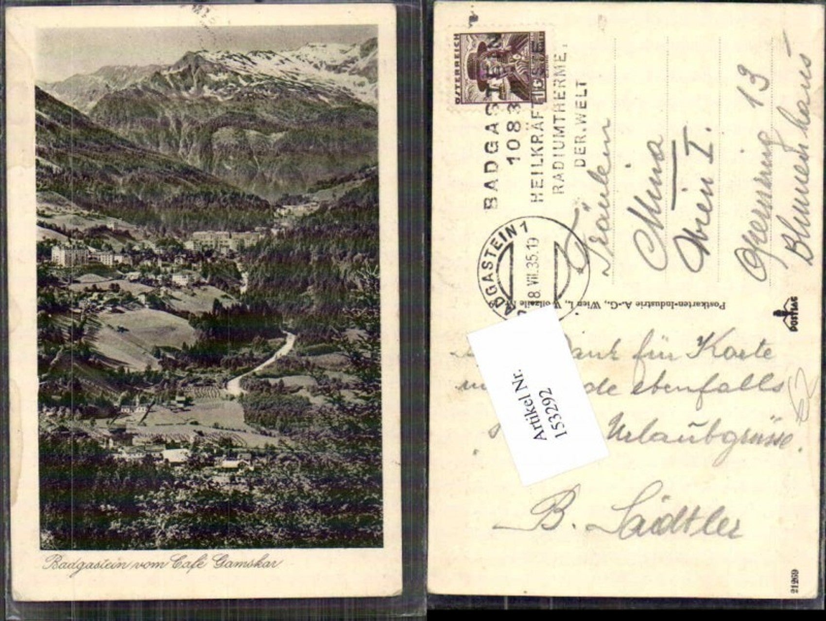 Alte Ansichtskarte – Old Postcard