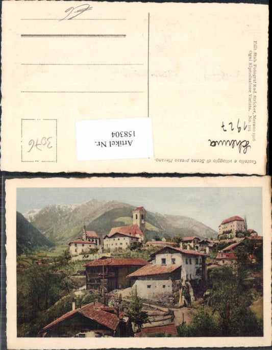 158304,Trentino Schönna Schöne Scenna bei Meran Burg