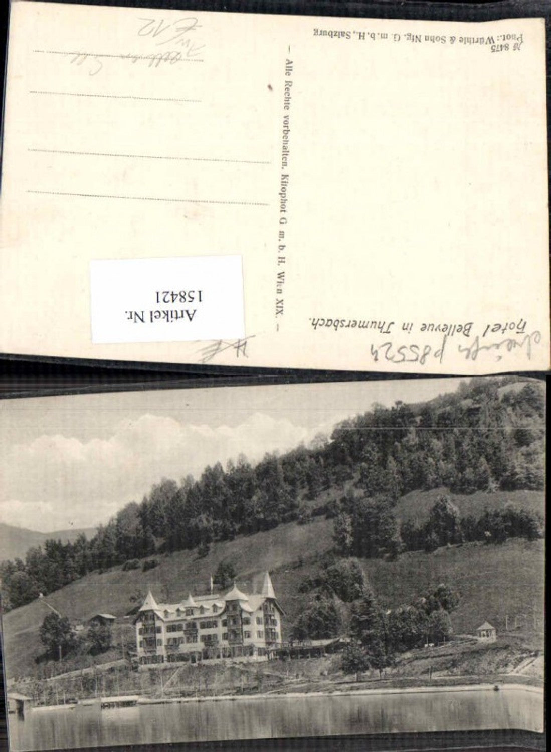 158421,Thumersbach bei Zell am See Hotel Bellevue Detailansicht