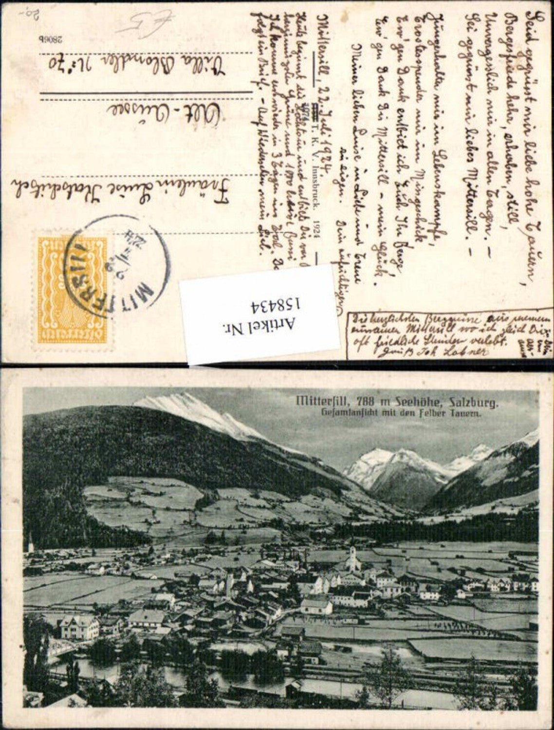 158434,Mittersill m. Felber Tauern