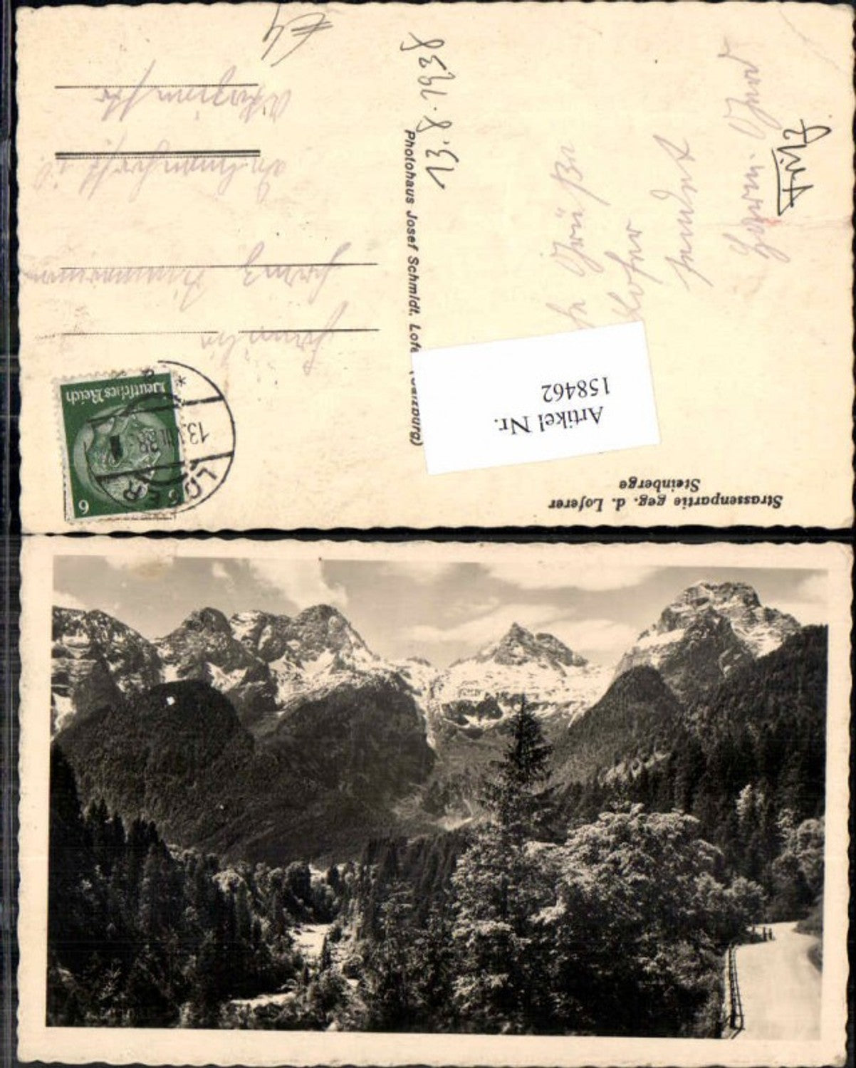 158462,Strassenpartie bei Lofer