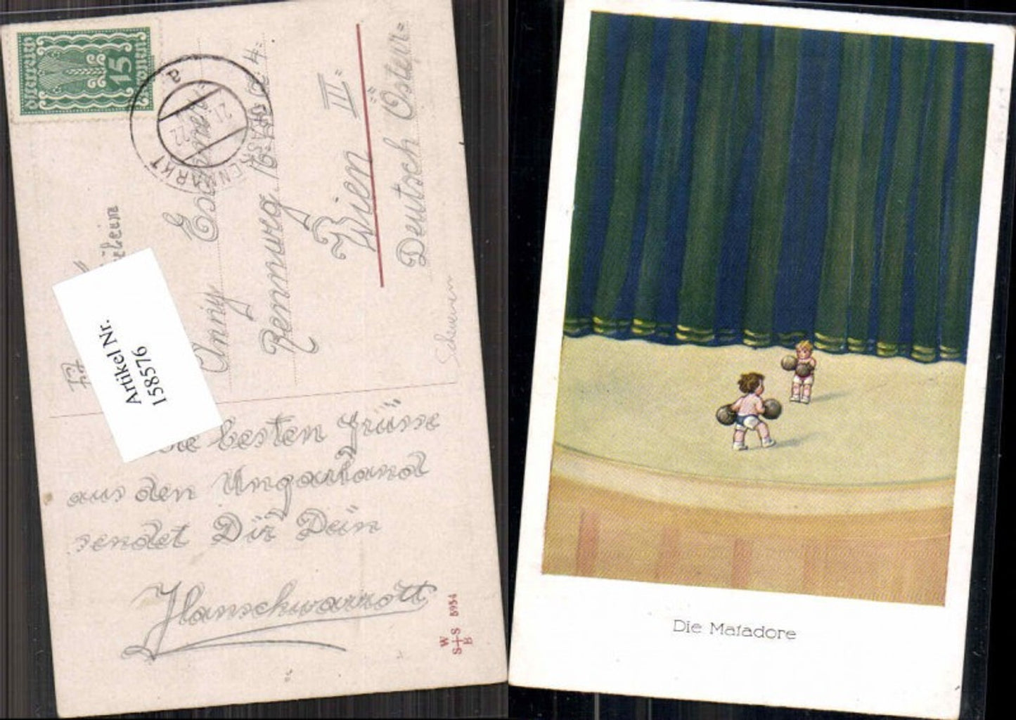 158576, Cute Children Matadors Boxing Match Boxing Stage