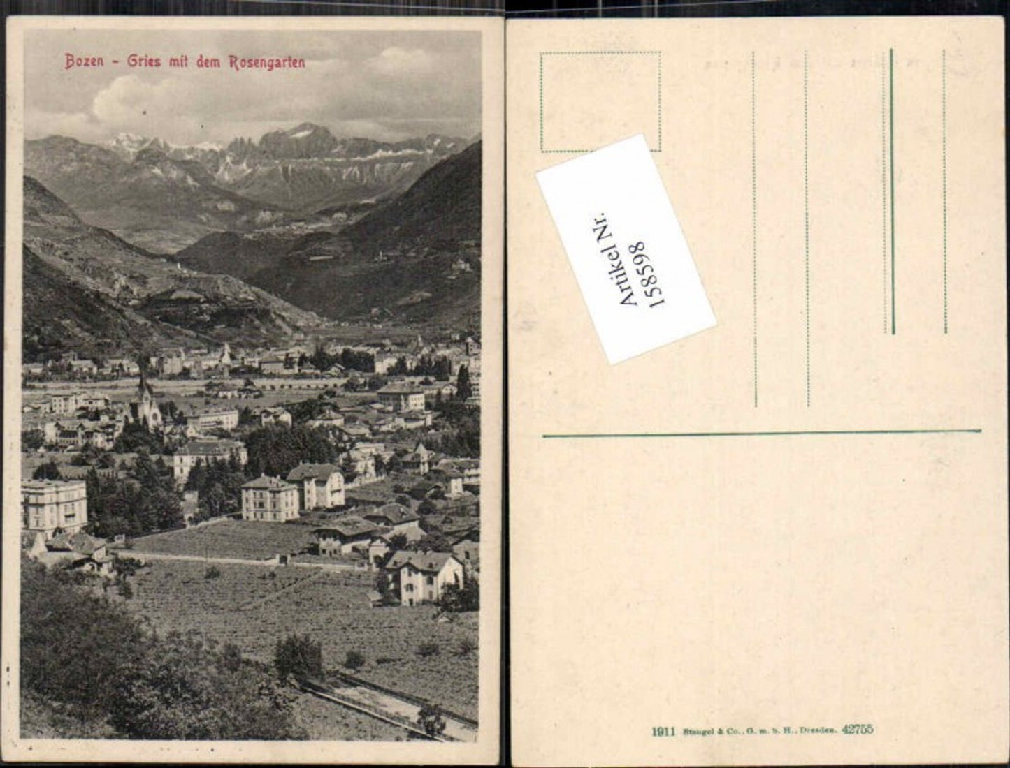 Alte Ansichtskarte – Old Postcard