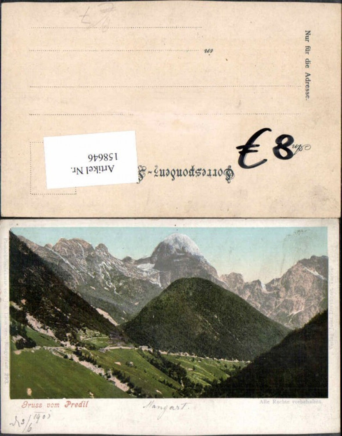 Alte Ansichtskarte – Old Postcard