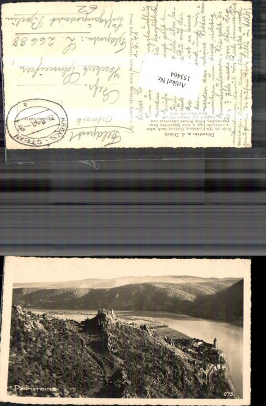 153464,Dürnstein Ruine 1911