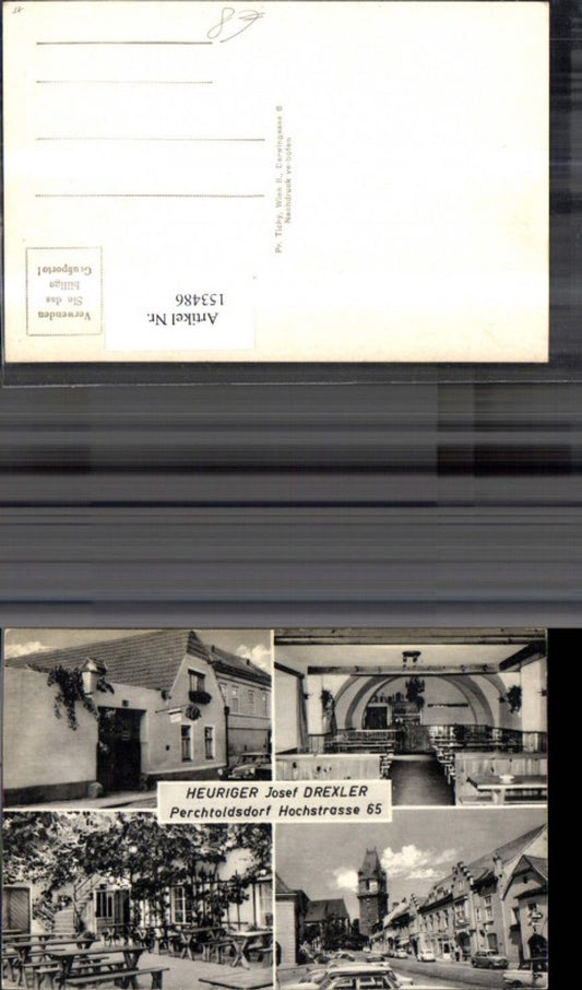 153486,Perchtoldsdorf Heuriger Josef Drexler Mehrbild Ak