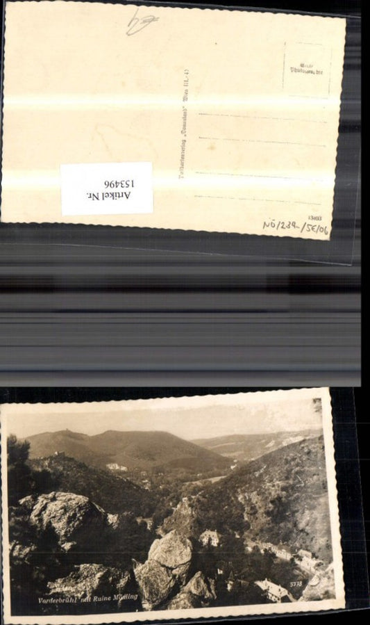 153496,Vorderbrühl m. Ruine Mödling