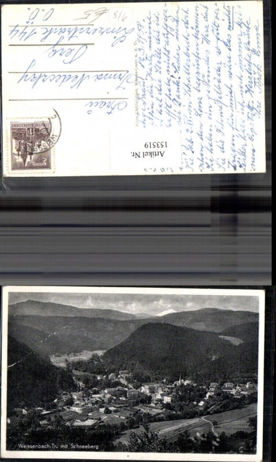 153519,Weissenbach a.d. Triesting m. Schneeberg 1958