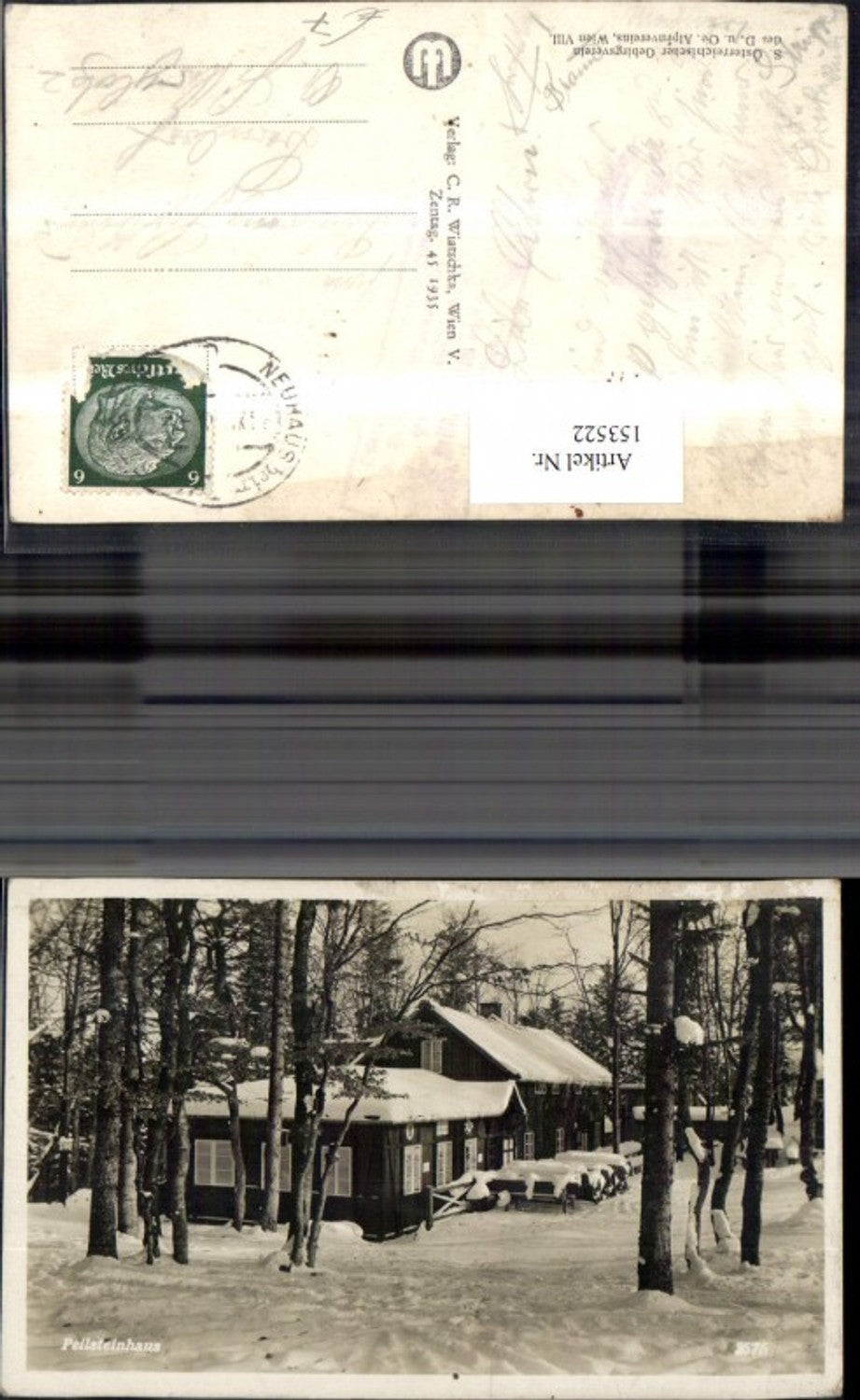 153522,Peilsteinhaus Winteransicht Neuhaus Triestingtal Weissenbach a.d. Triesting