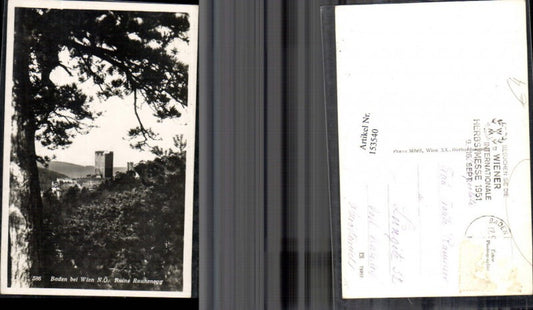 153540,Baden b. Wien Ruine Rauhenegg