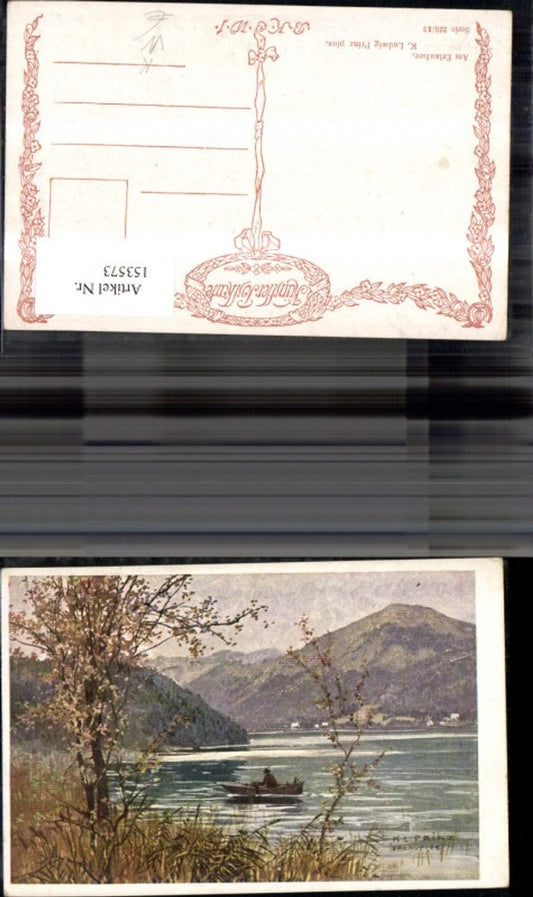 153573,Erlaufsee Mitterbach Mariazell sign K Ludwig Prinz