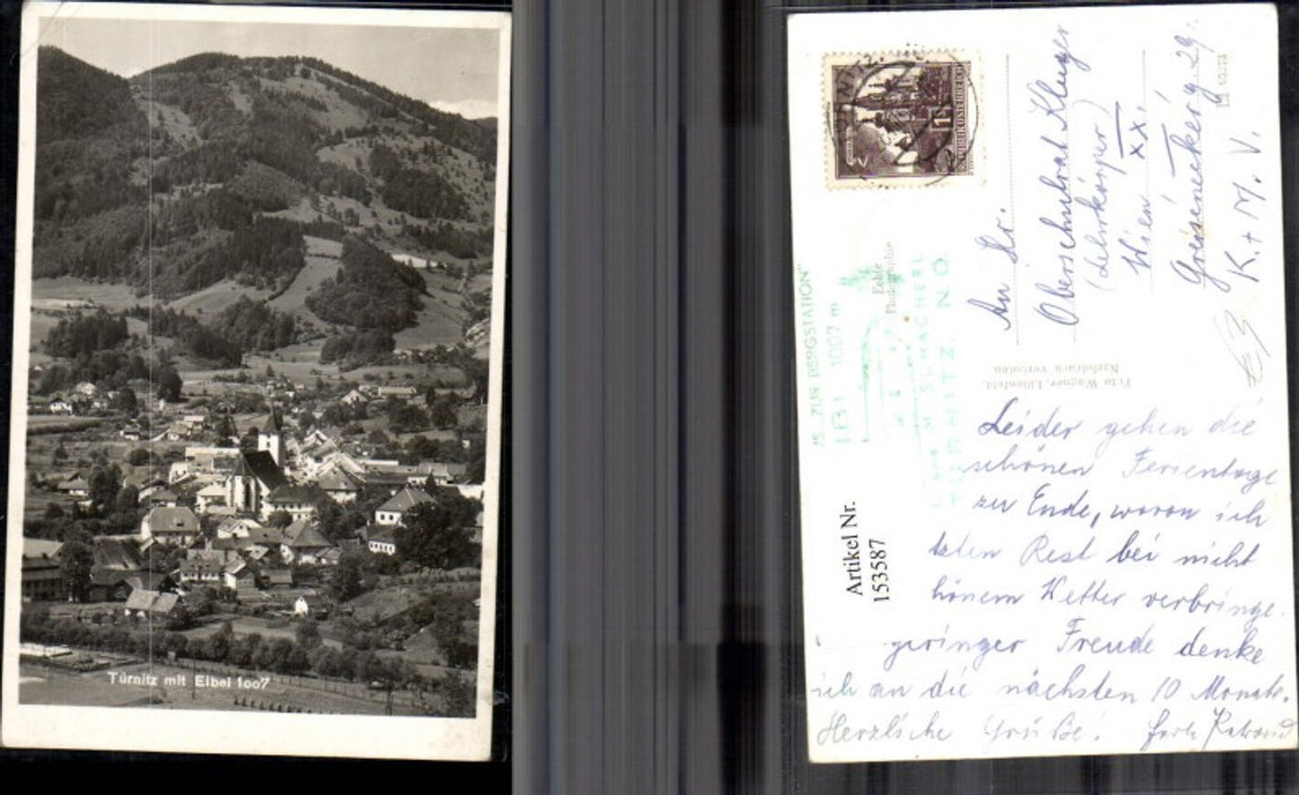 153587,Türnitz m. Eibel 1956