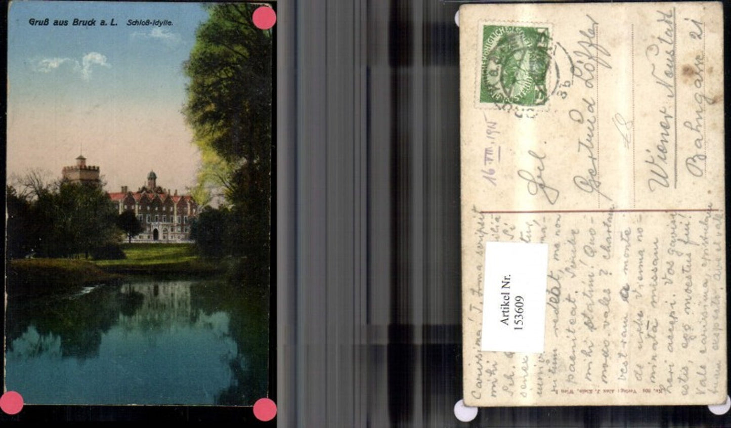 153609,Bruck a. d. Leitha Schloß 1915