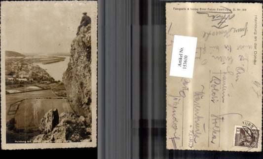 153610,Hainburg a. d. Donau Blick v. Braunsberg