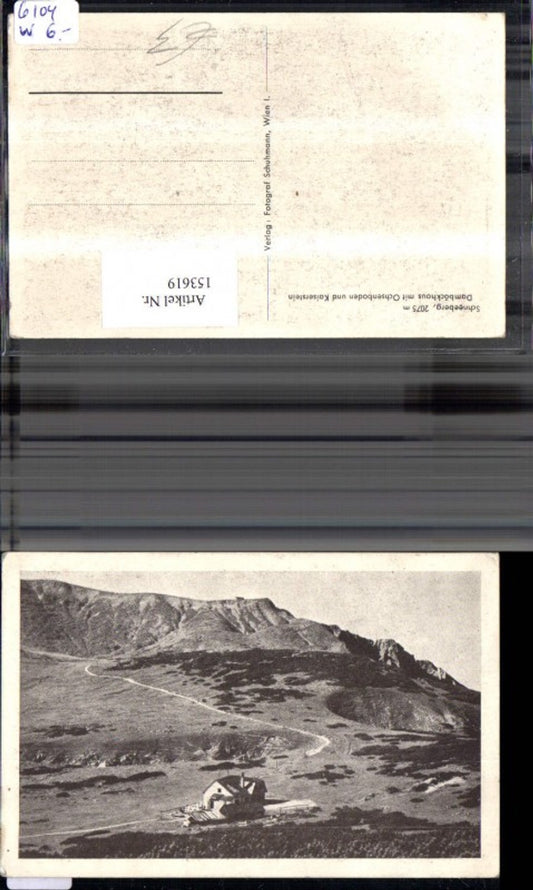 153619,Schneeberg Damböckhaus m. Ochsenboden u. Kaiserstein Puchberg
