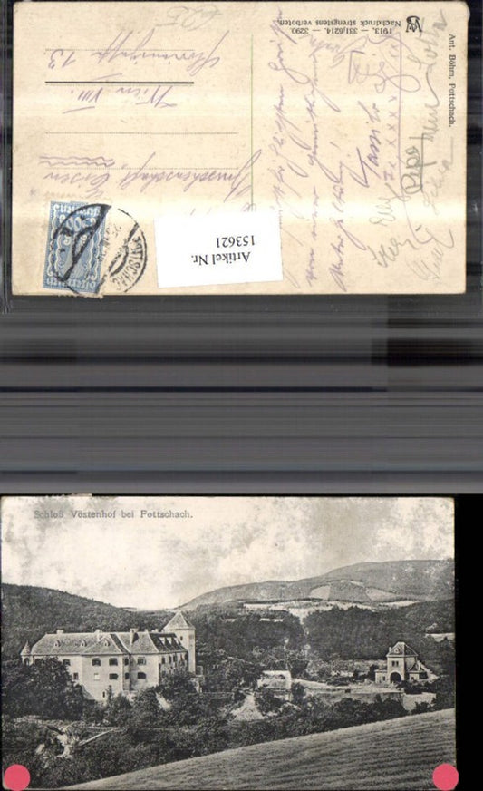 153621,Pottschach Schloß Vöstenhof 1923