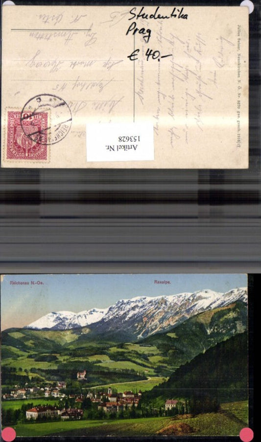 153628,Reichenau Raxalpe 1917
