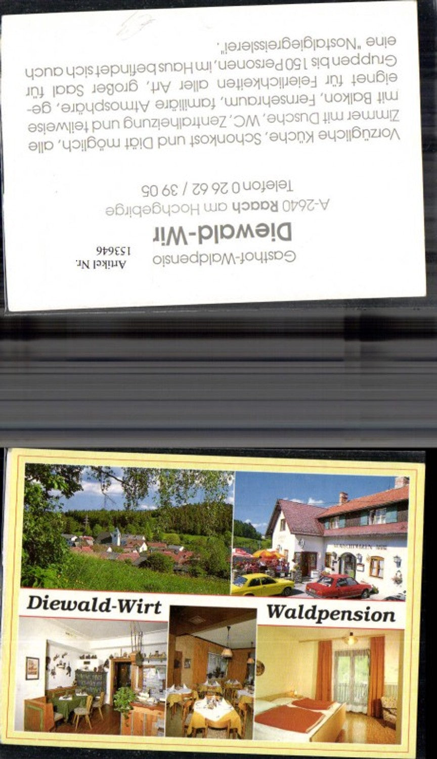 153646,Raach a. Hochgebirge Waldpension Diewald Mehrbild Ak