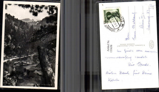 153658,Höllental m. Schneeberg 1938 Puchberg