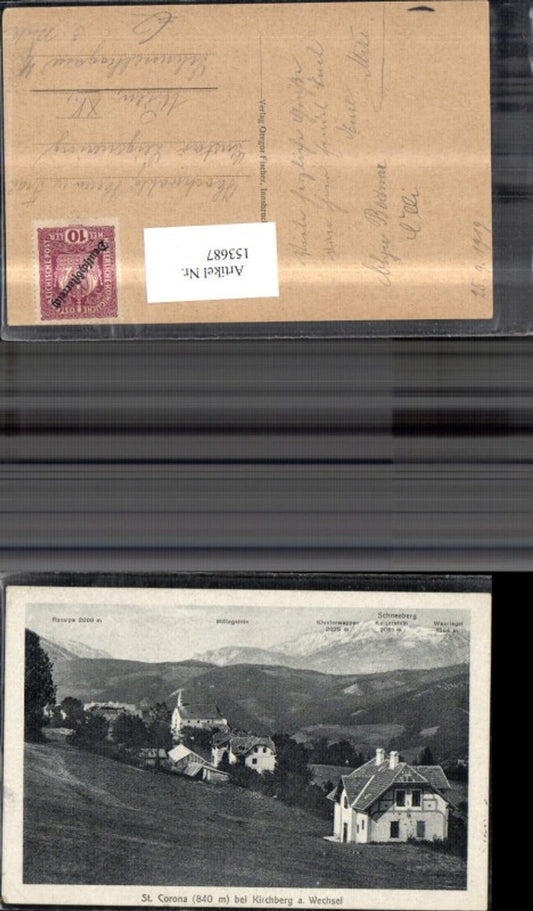 153687,St Corona a. Wechsel b. Kirchberg a. Wechsel 1919