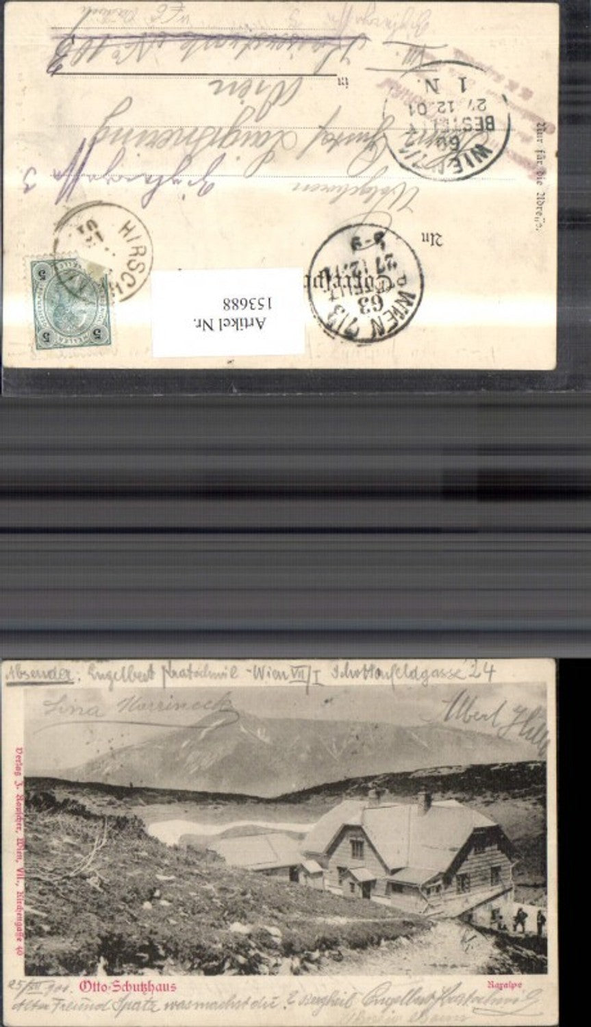 153688,Raxalpe Otto Schutzhaus Rax Reichenau Puchberg 1901