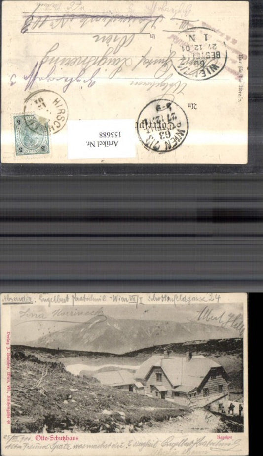153688,Raxalpe Otto Schutzhaus Rax Reichenau Puchberg 1901