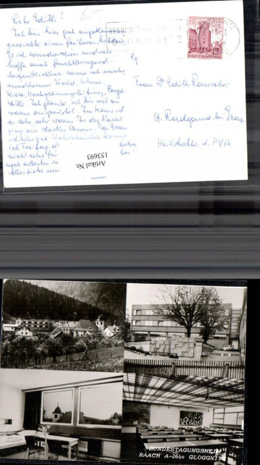 153693,Gloggnitz Bundestagungsheim Raach Mehrbild Ak 1971