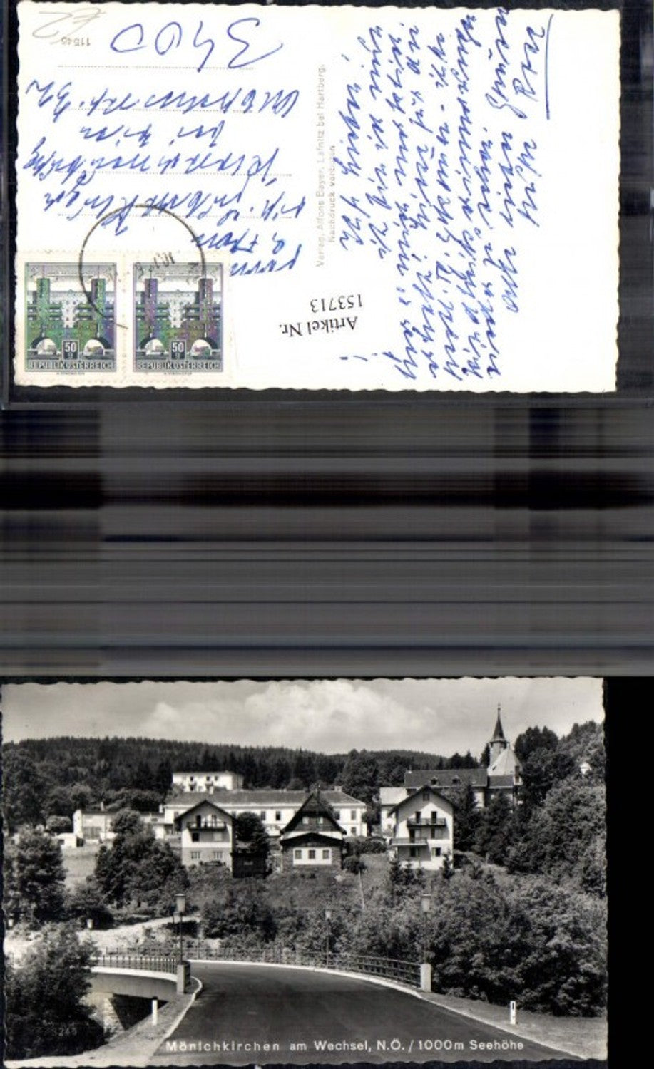 153713,Mönichkirchen a. Wechsel Strassenansicht