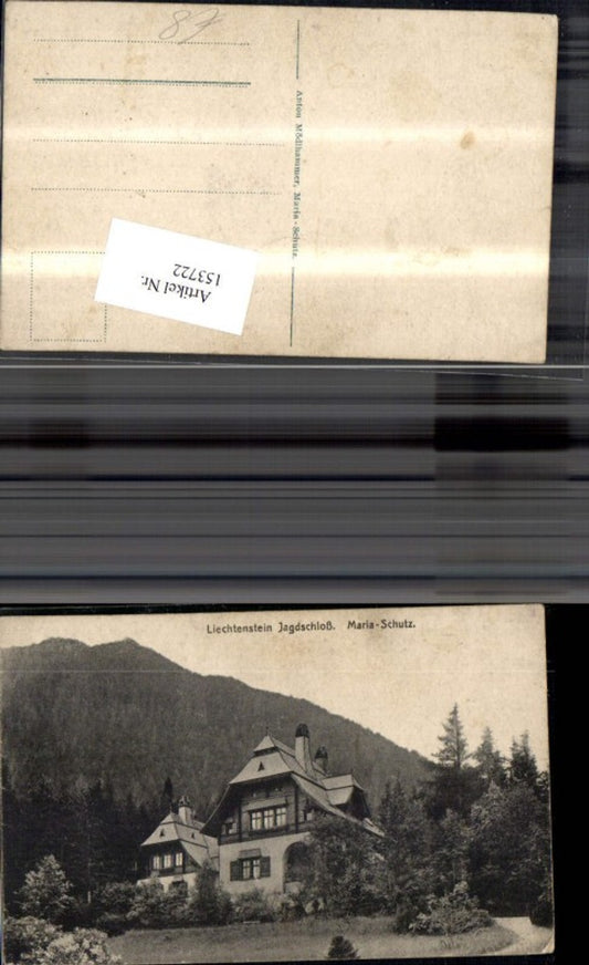 153722,Maria Schutz Göstritz Ansicht Liechtenstein Jagdschloß