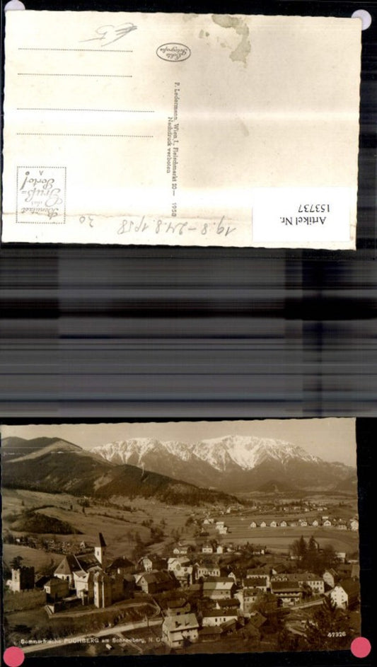153737,Puchberg a. Schneeberg Totale 1958