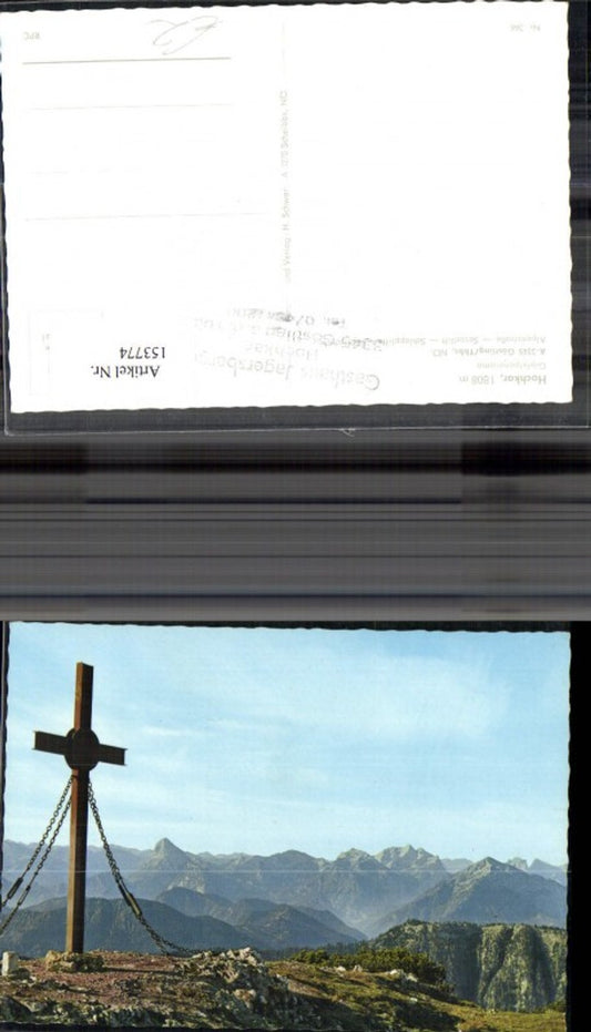 153774,Hochkar Göstling a. d. Ybbs Ansicht Gipfelkreuz
