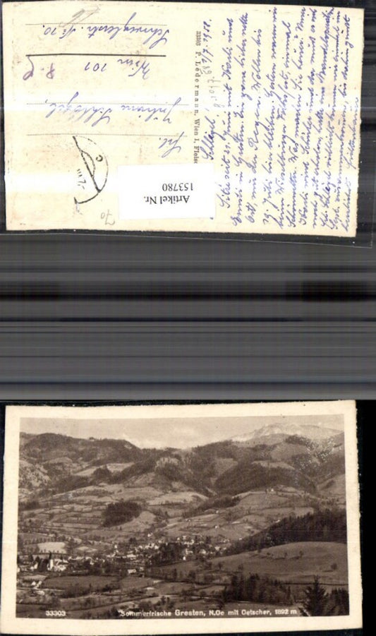 153780,Gresten Totale m. Ötscher 1958