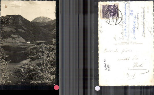 153791,Lunzersee m. Ötscher Lunz a. See 1957
