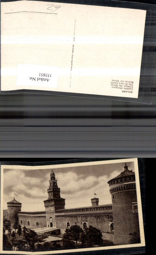 153851,Milano Castollo Sforzesco Festung Burg Schloss Mailand Lombardia