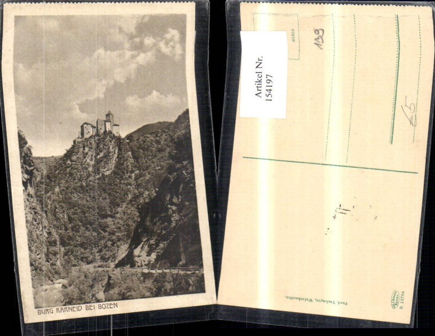 154197,Trentino Bozen Burg Karneid