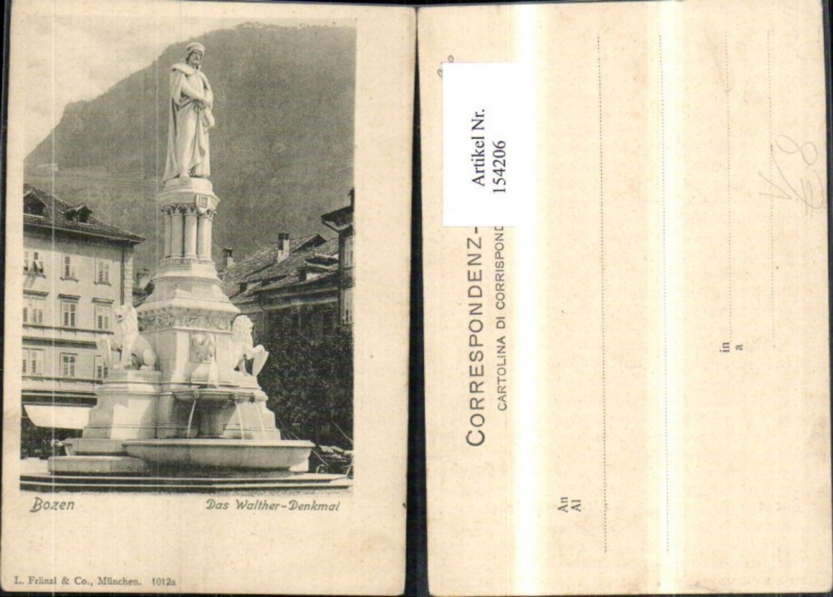 Alte Ansichtskarte – Old Postcard