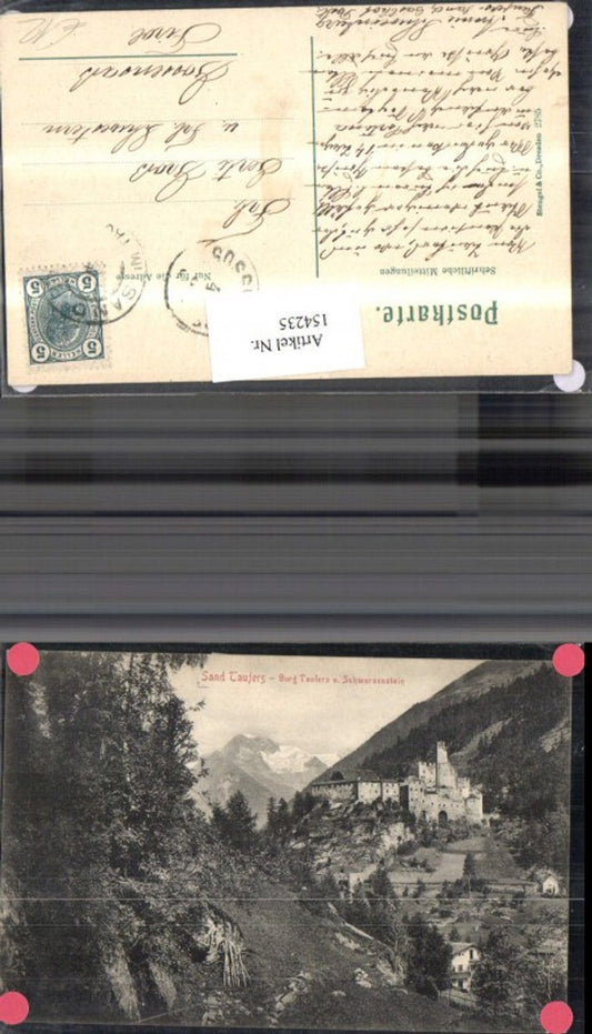 154235,Trentino Sand Taufers Burg Taufers u. Schwarzenstein