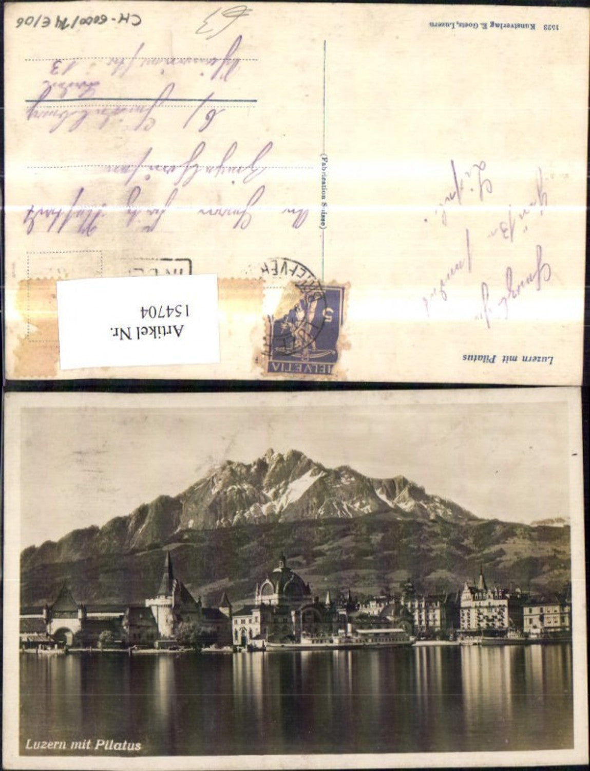 Alte Ansichtskarte – Old Postcard