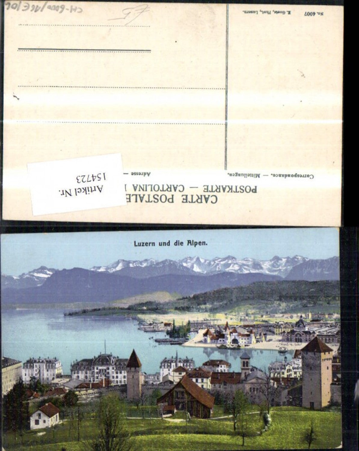 Alte Ansichtskarte – Old Postcard