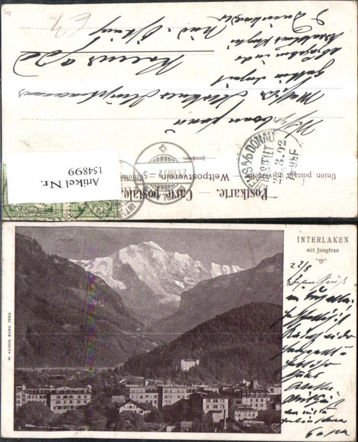 Alte Ansichtskarte – Old Postcard