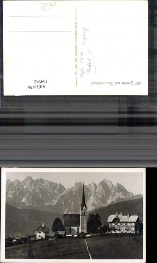 154942,Gosau m. Donnerkogel 1940